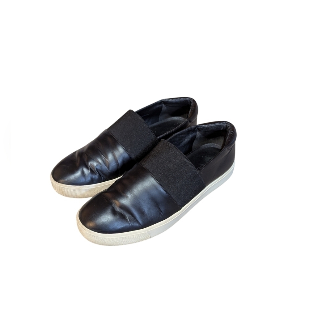 Vince Corbin Leather Slip On Sneakers Size 8